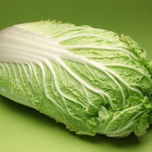 Chinese,Cabbage,Isolated,On,A,Green,Background.